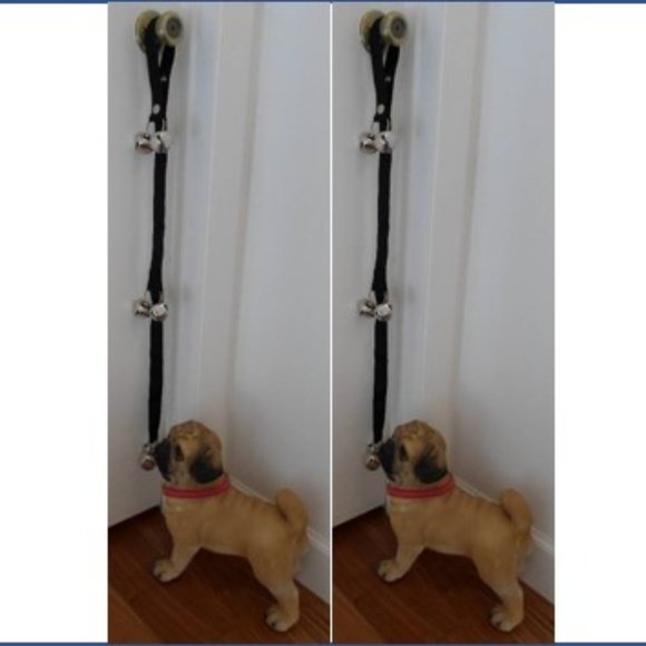 Dog Training Door Bells - Set of 2 - Dog Figurine Not Included - Picture 1 of 1